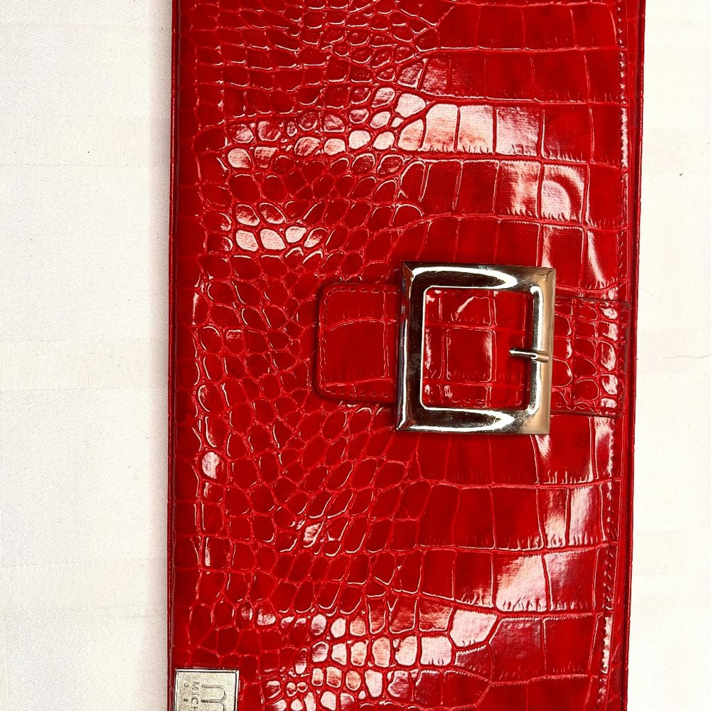 Miche Red Crocodile-Embossed Shell Cover – Classic Collection (Late 2000s)